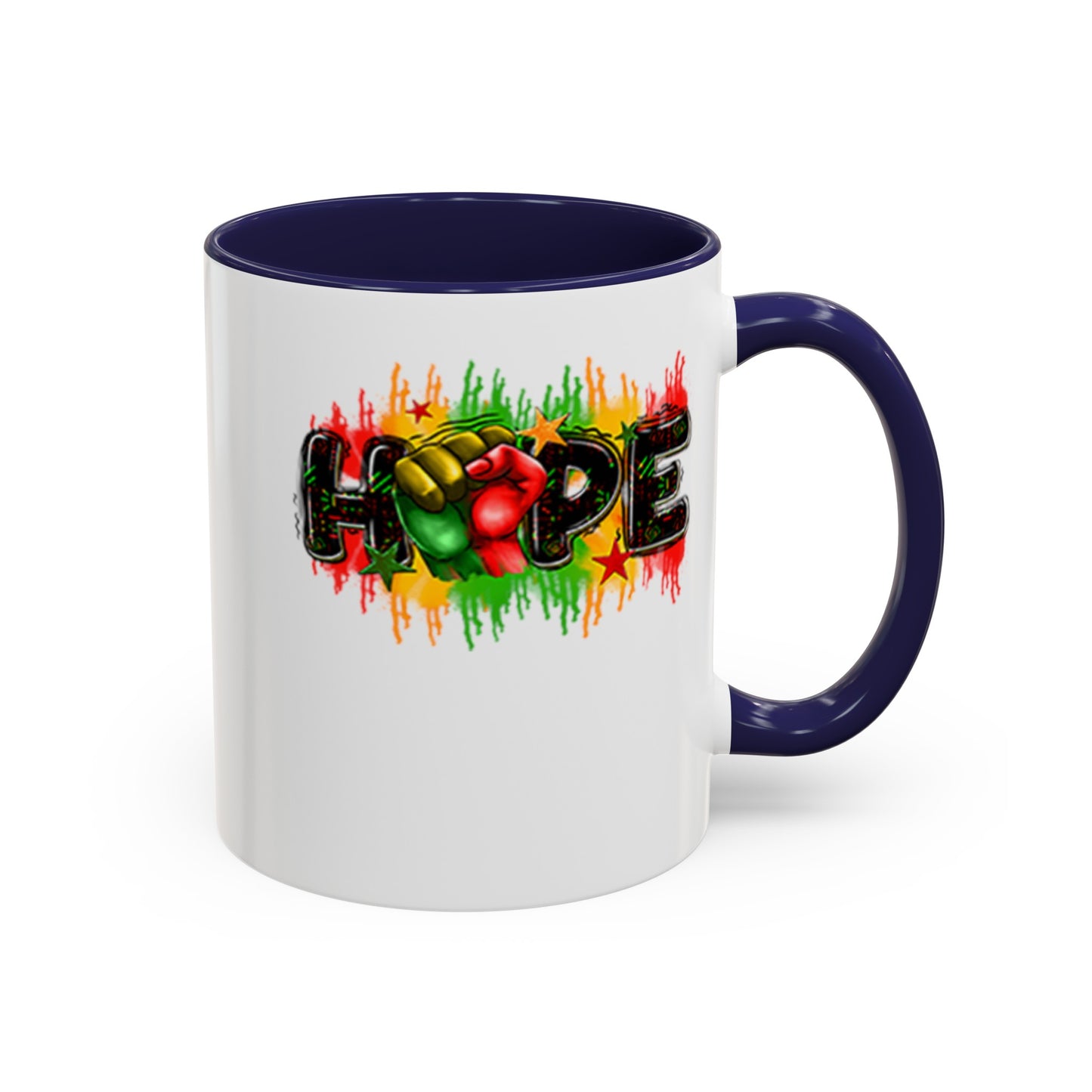 Hope Fist-Accent Coffee Mug (11, 15oz)