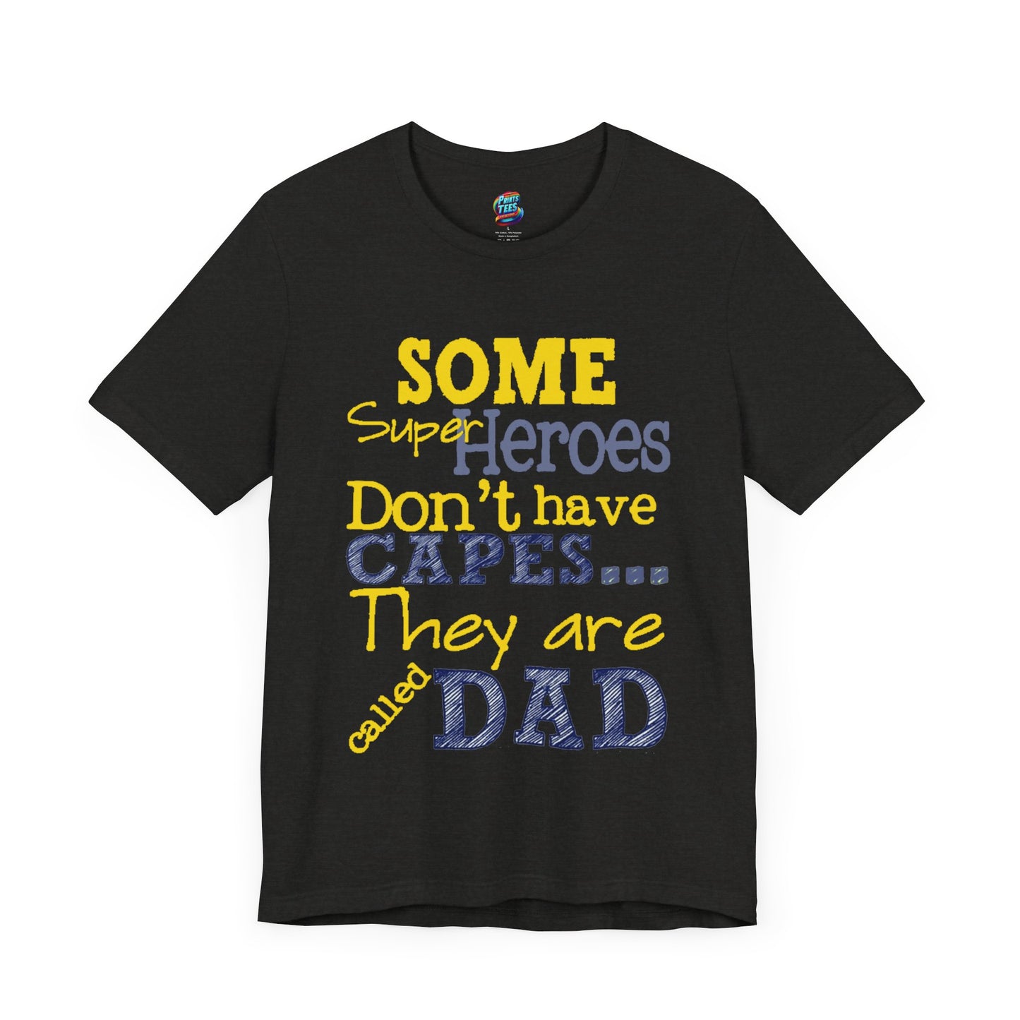Dad-Super Hereo-Jersey Knit T-Shirt