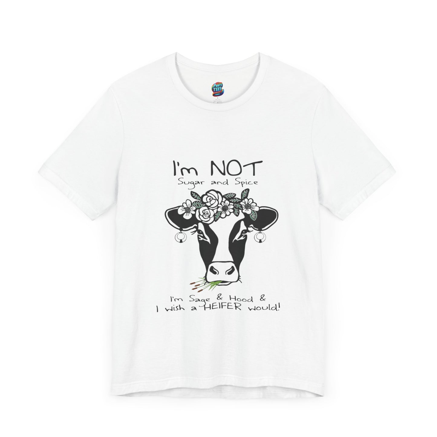 Sage and Hood-Jersey Knit T-Shirt