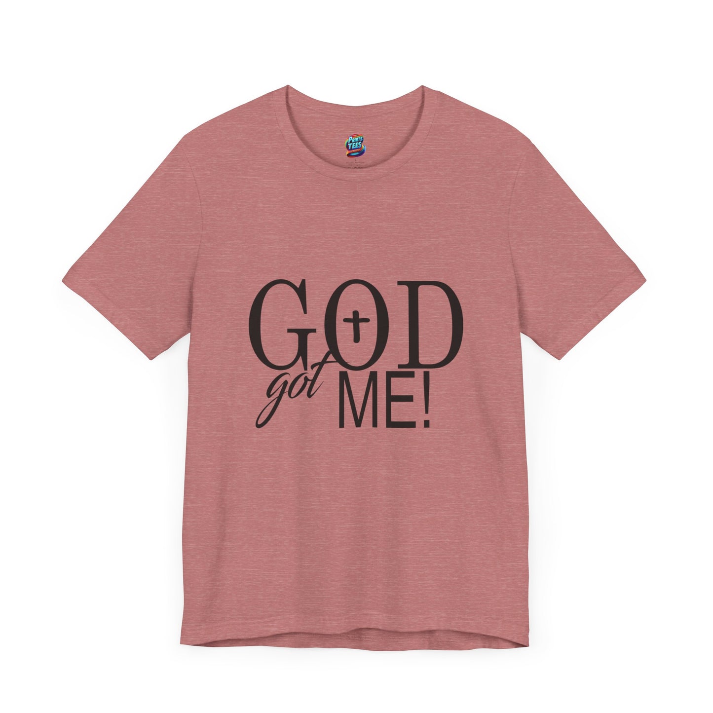 God Got Me-Jersey Knit T-Shirt