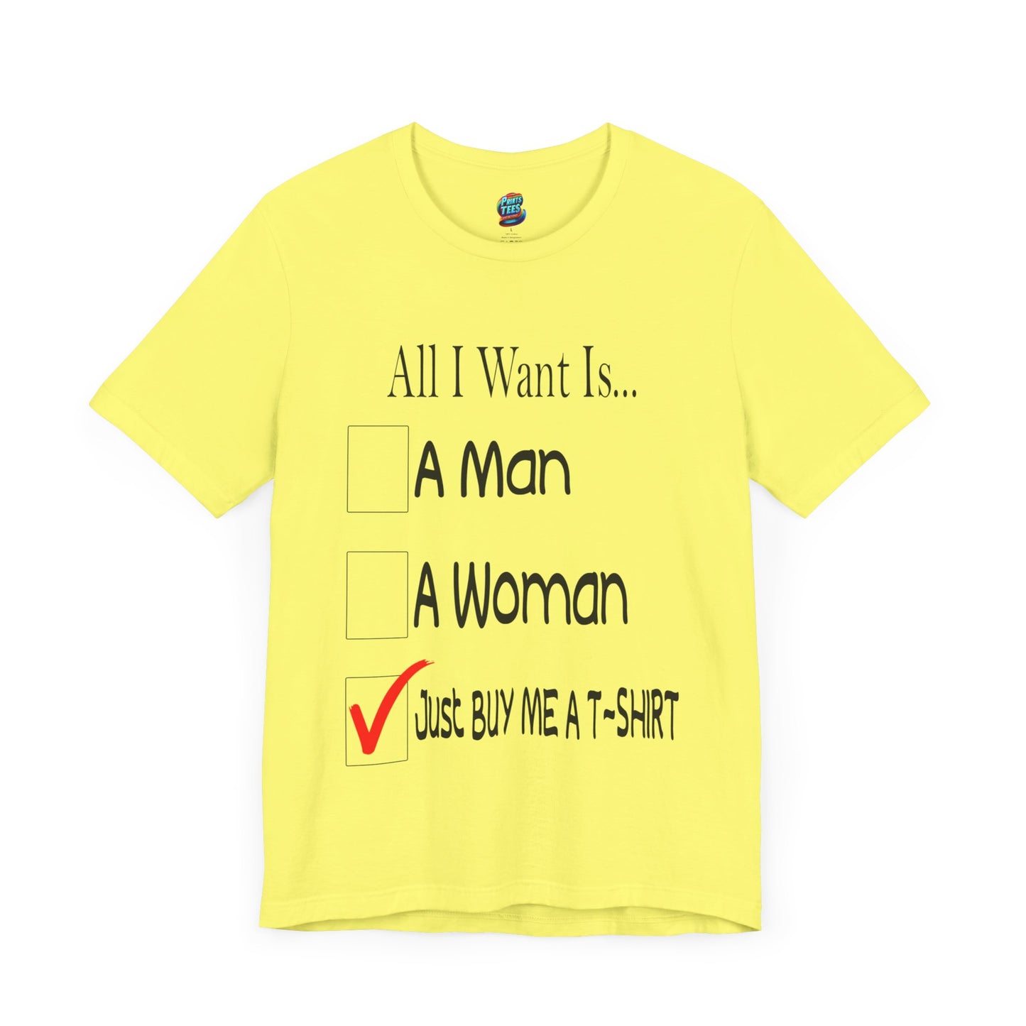 Buy Me A T-Shirt-Jersey Knit T-Shirt