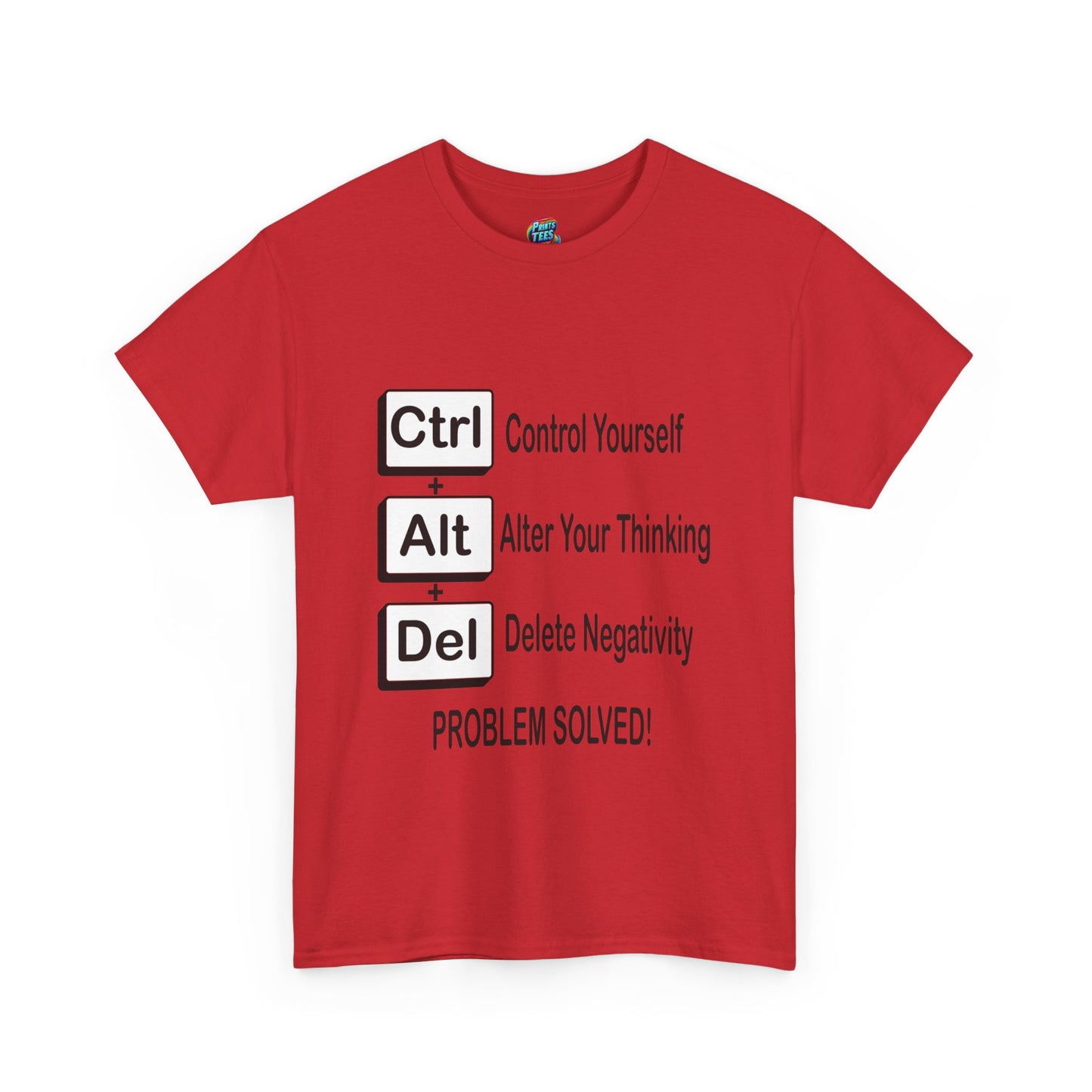 Ctrl-Alt-Del-Heavy Cotton Classic Tee