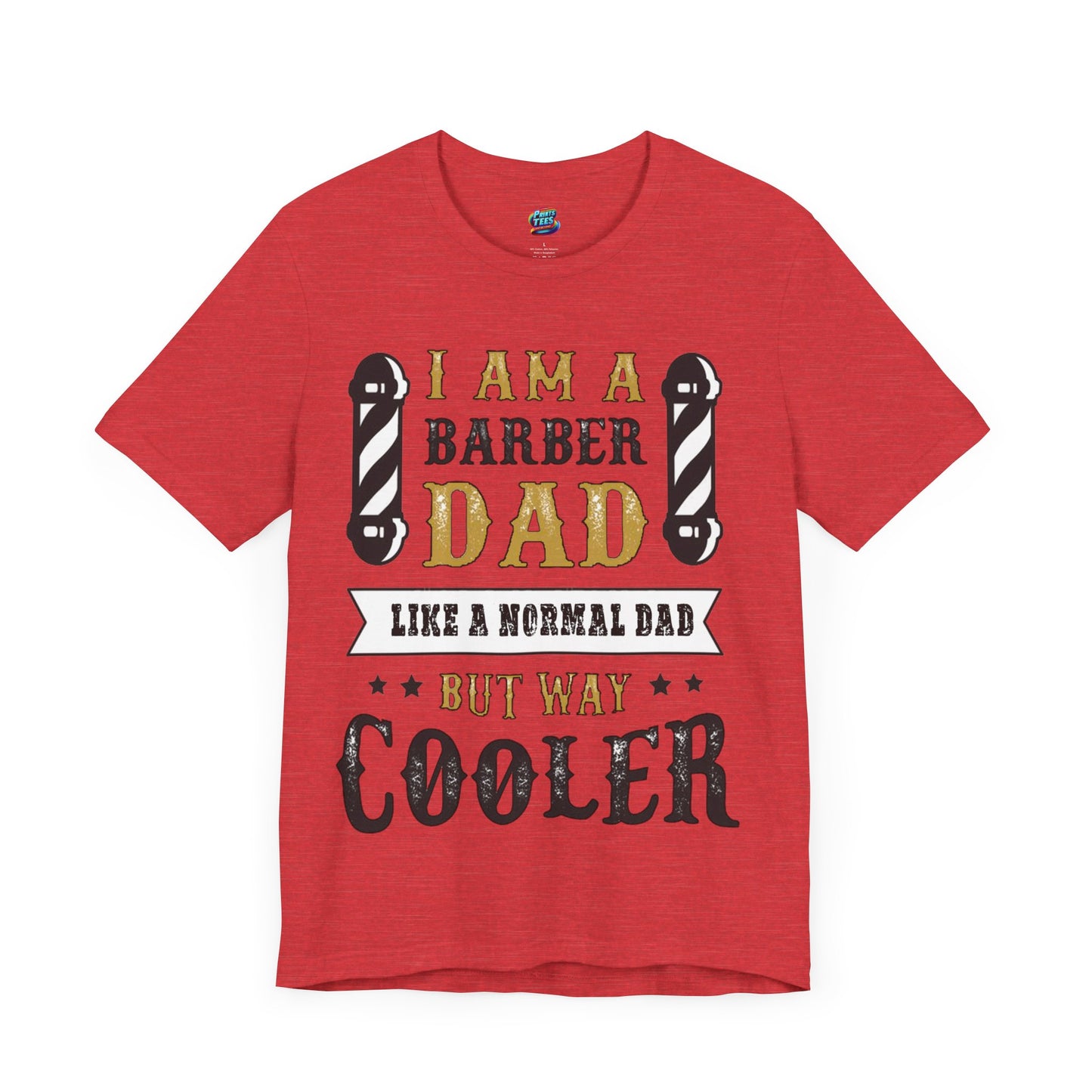 Cool Barber Dad-Jersey Knit T-Shirt