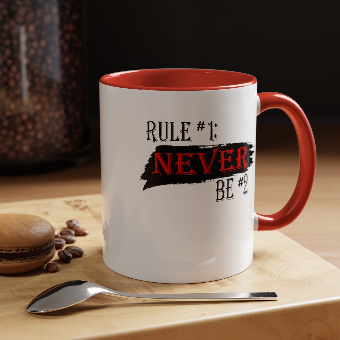 Never #2-Accent Coffee Mug (11, 15oz)