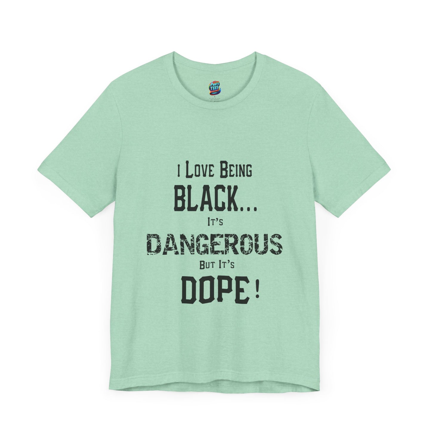 Black Is Dangerous-Jersey Knit T-Shirt