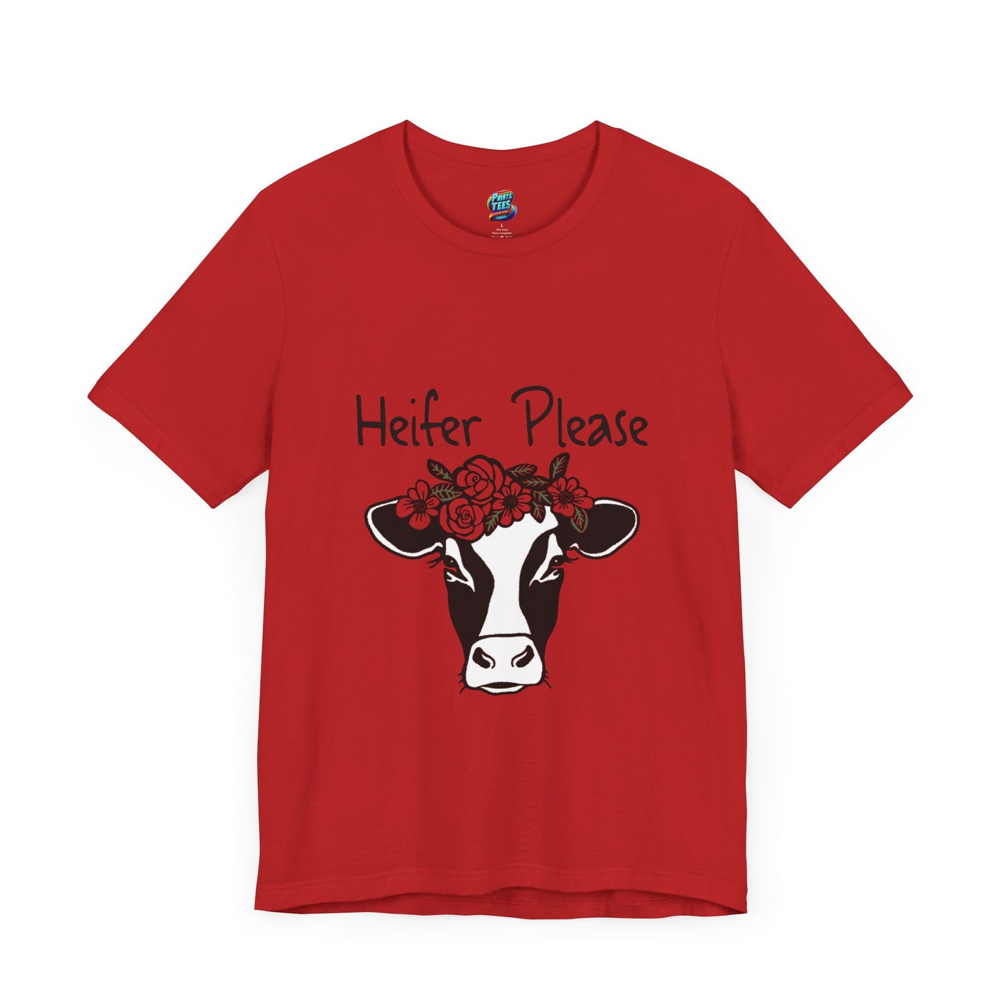 Heifer Please-Jersey Knit T-Shirt