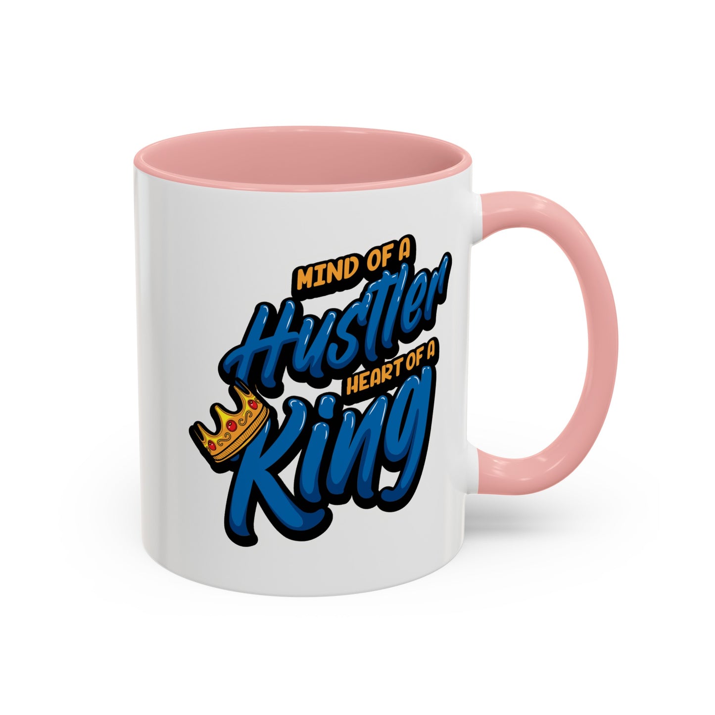 Mind of a Hustler-Accent Coffee Mug (11, 15oz)