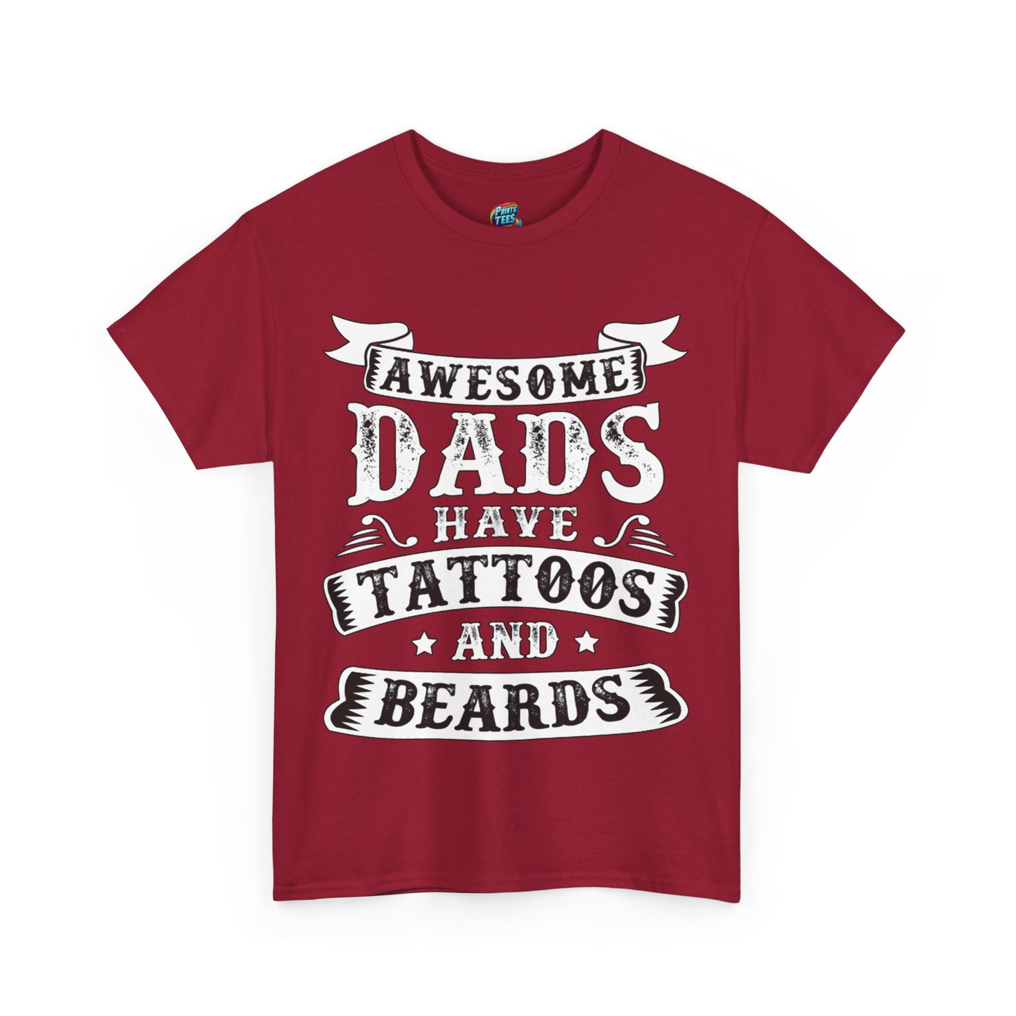 Beards and Tattoos-Heavy Cotton Classic Tee