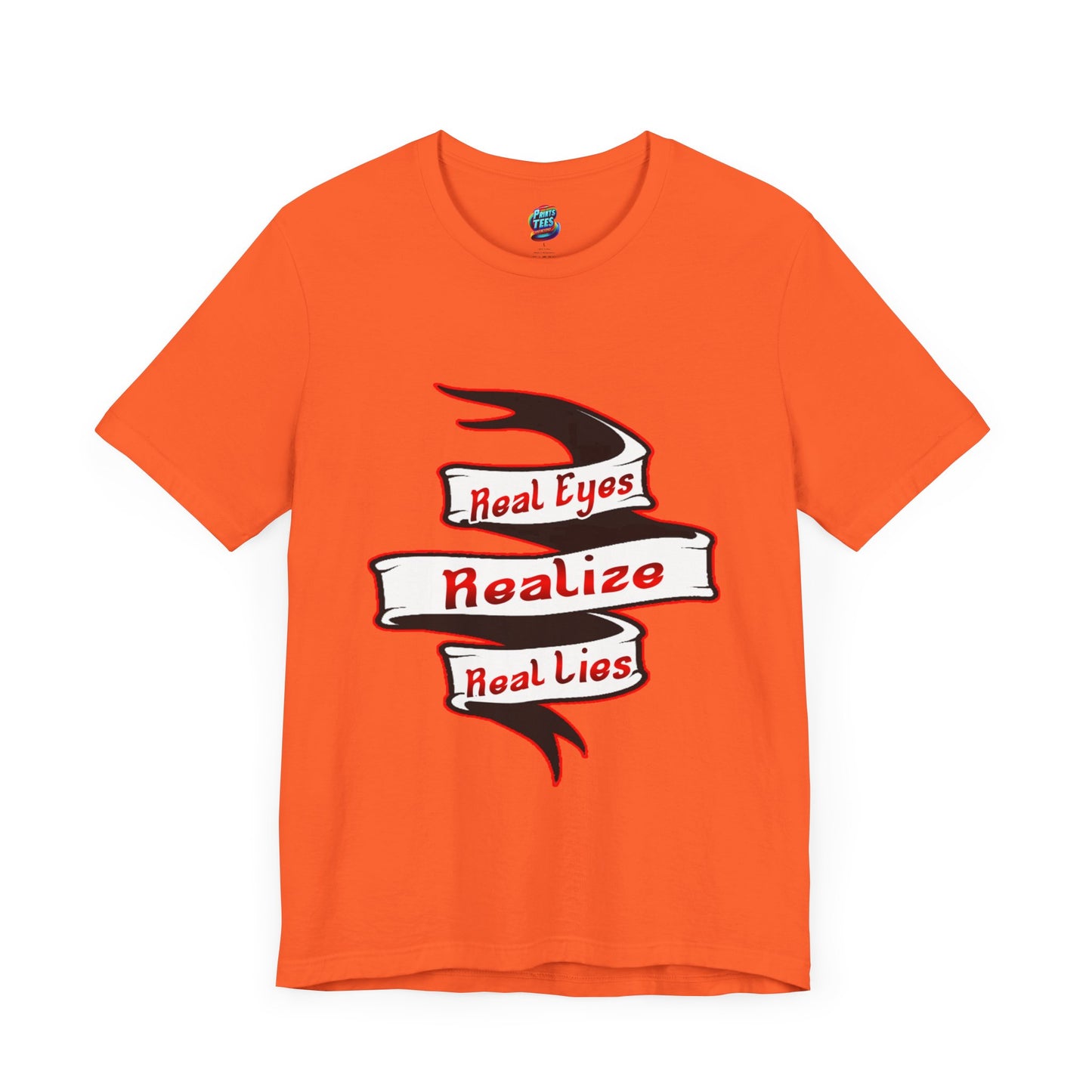 Real Eyes-Jersey Knit T-Shirt