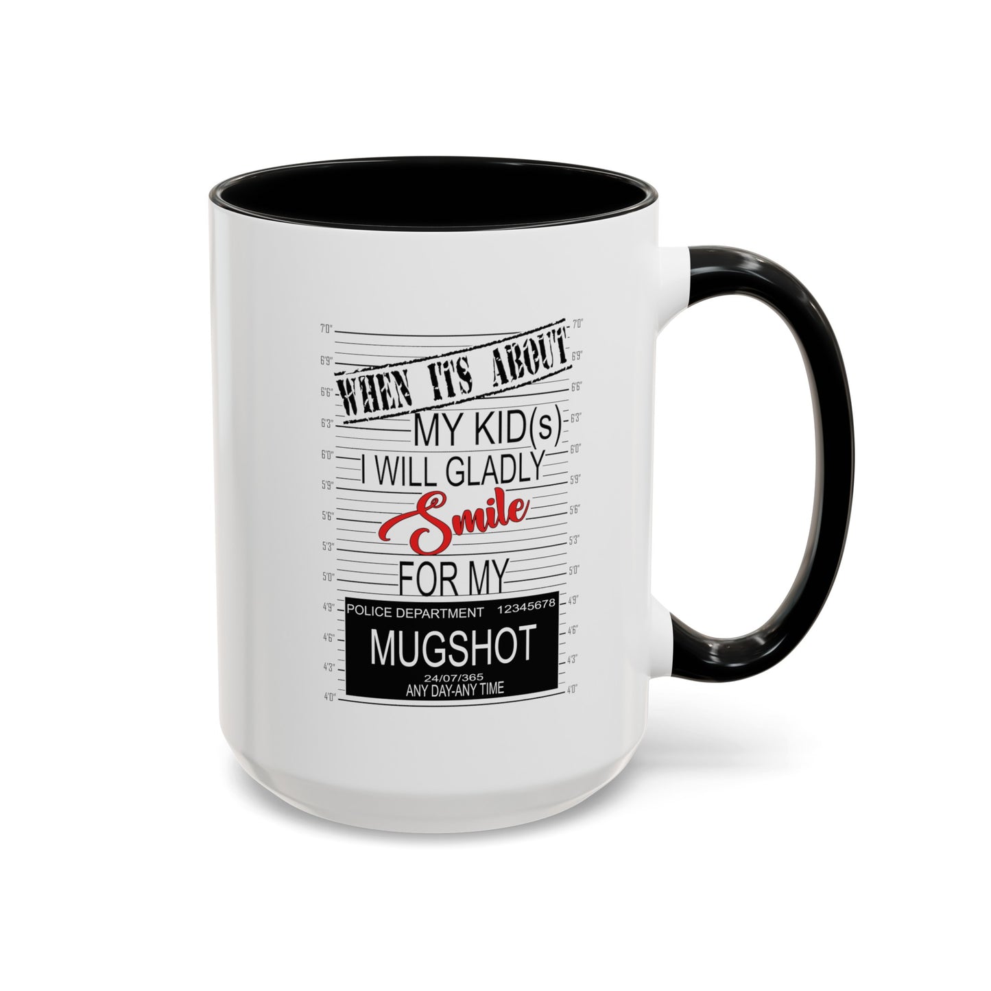 Mugshot-Accent Coffee Mug (11, 15oz)