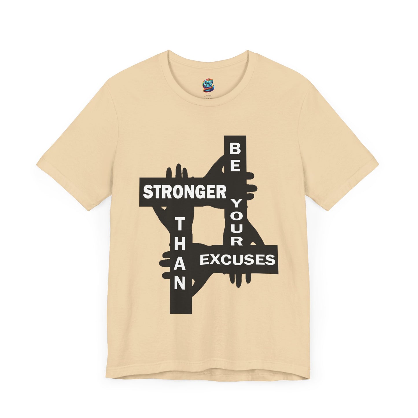 Be Stronger-Jersey Knit T-Shirt