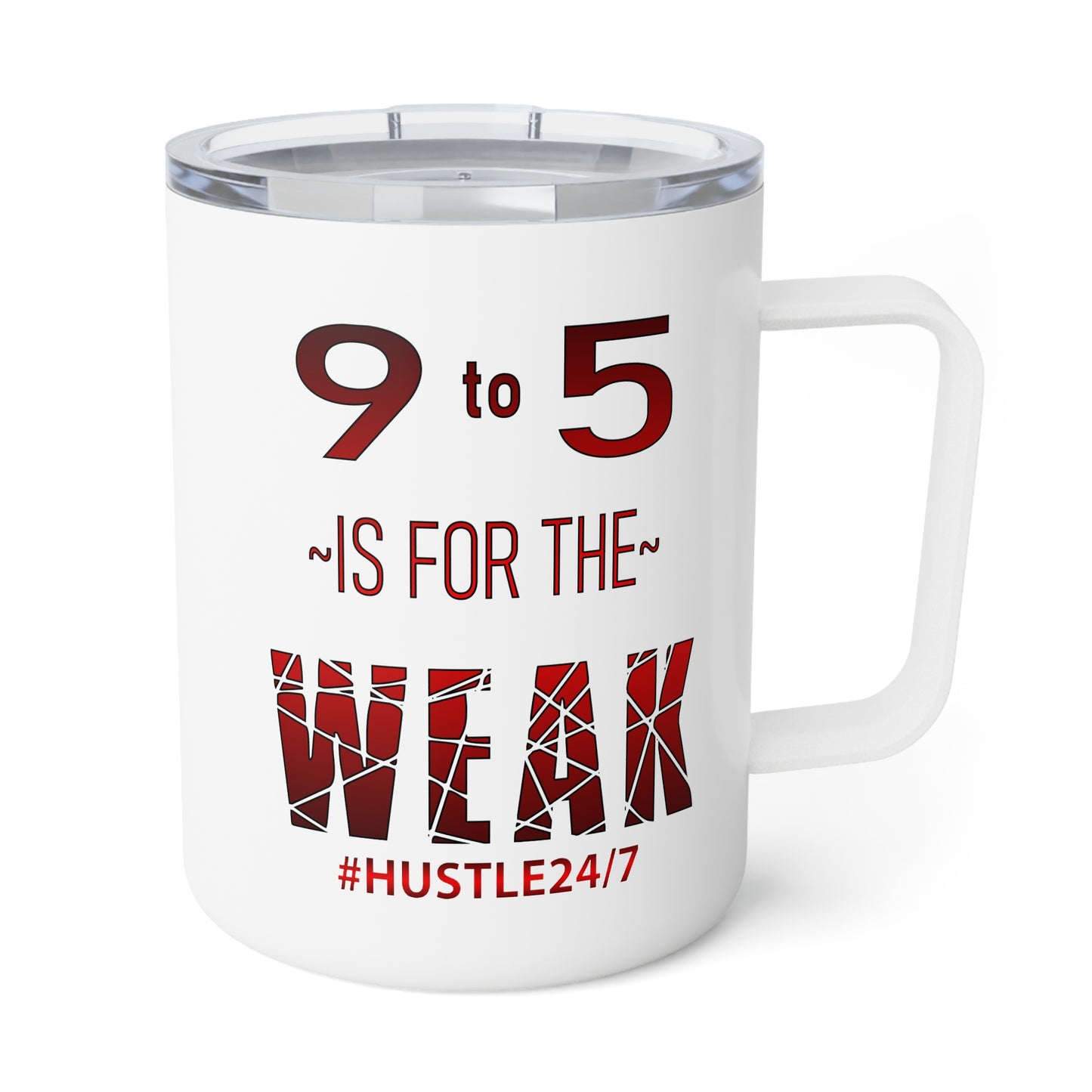 9 to 5-Insulated Coffee Mug, 10oz