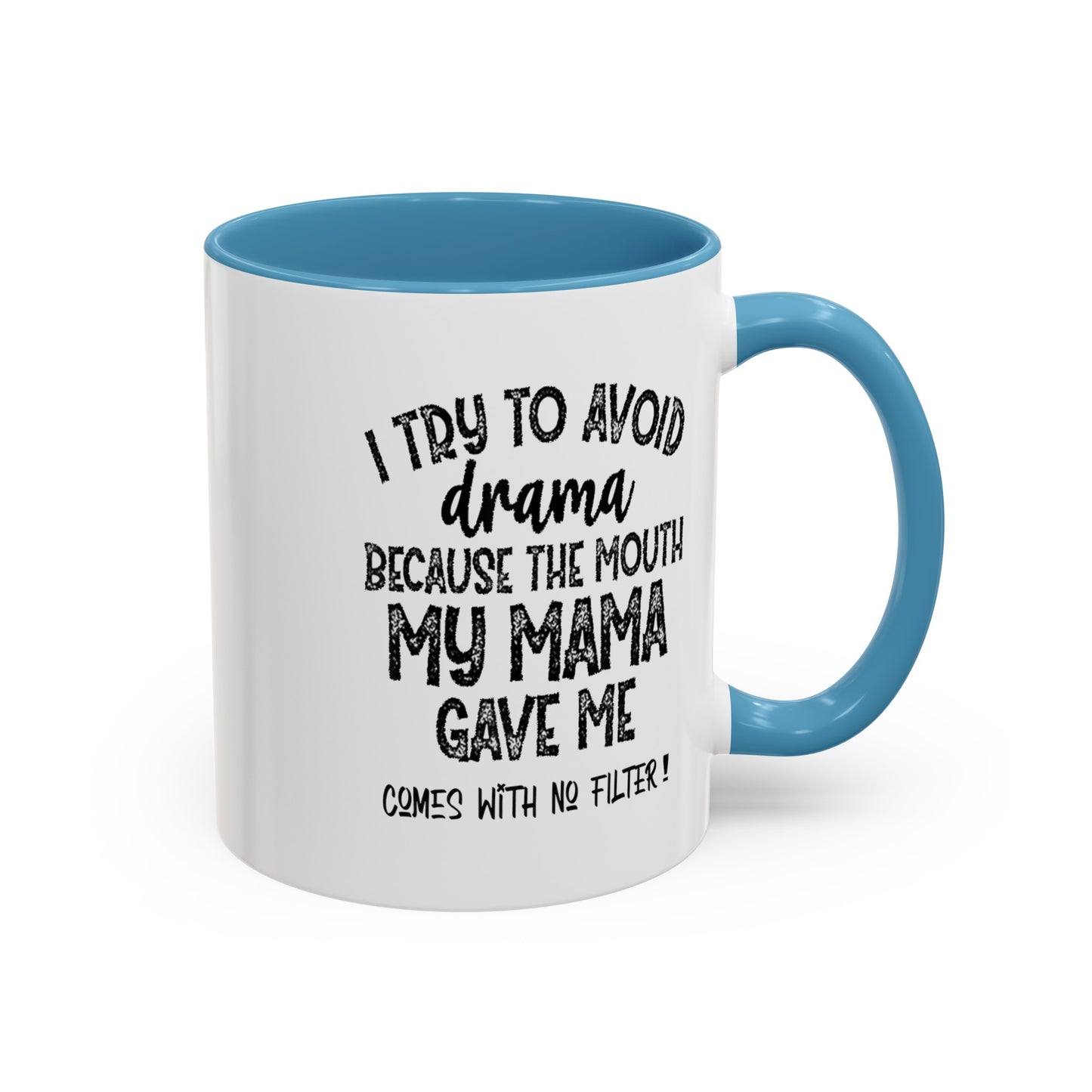 No Filter-Accent Coffee Mug (11, 15oz)