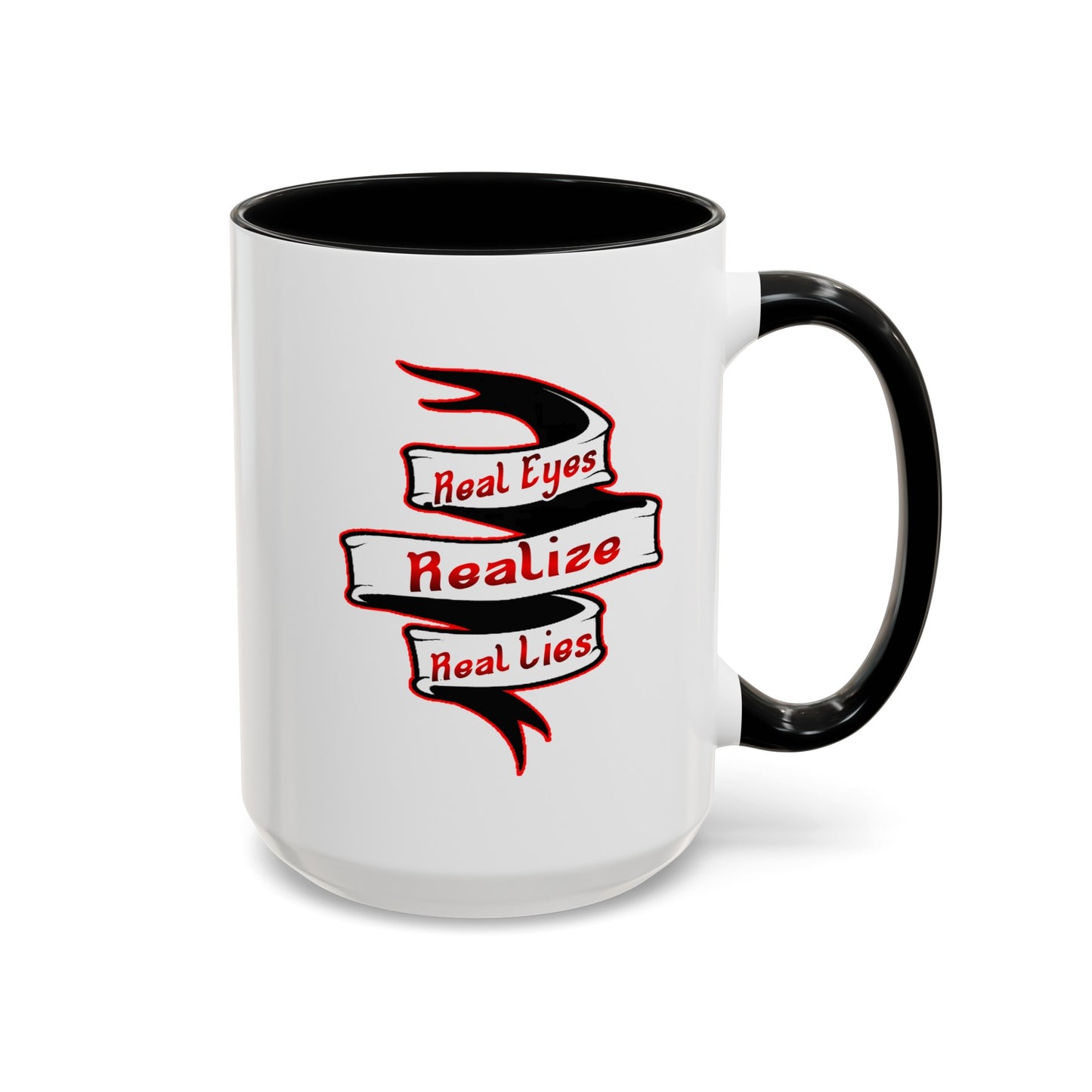 Real Eyes-Accent Coffee Mug (11, 15oz)