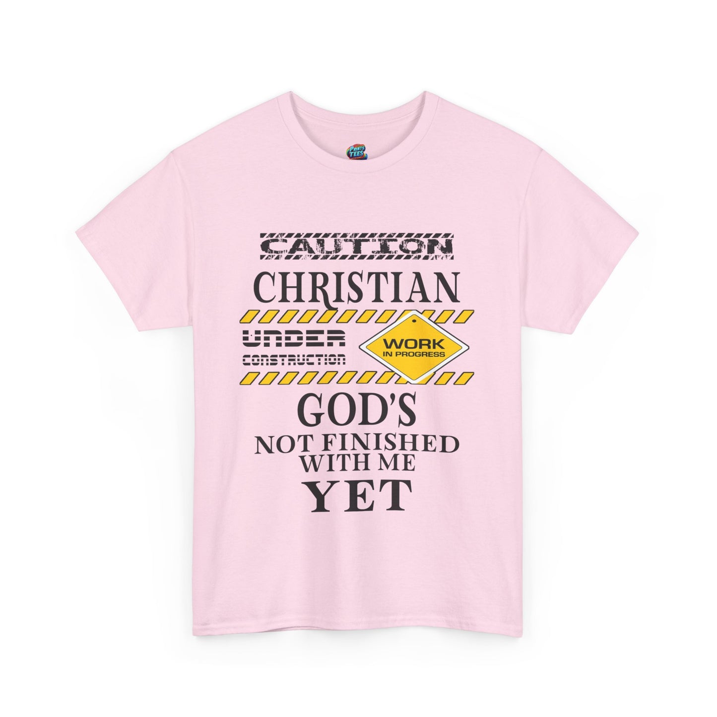Christian Under Construction-Heavy Cotton Classic Tee