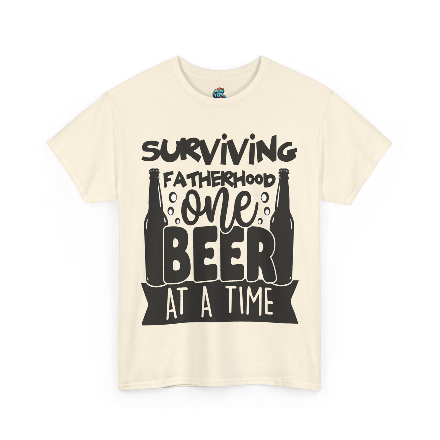 Surviving Fatherhood-Heavy Cotton Classic Tee