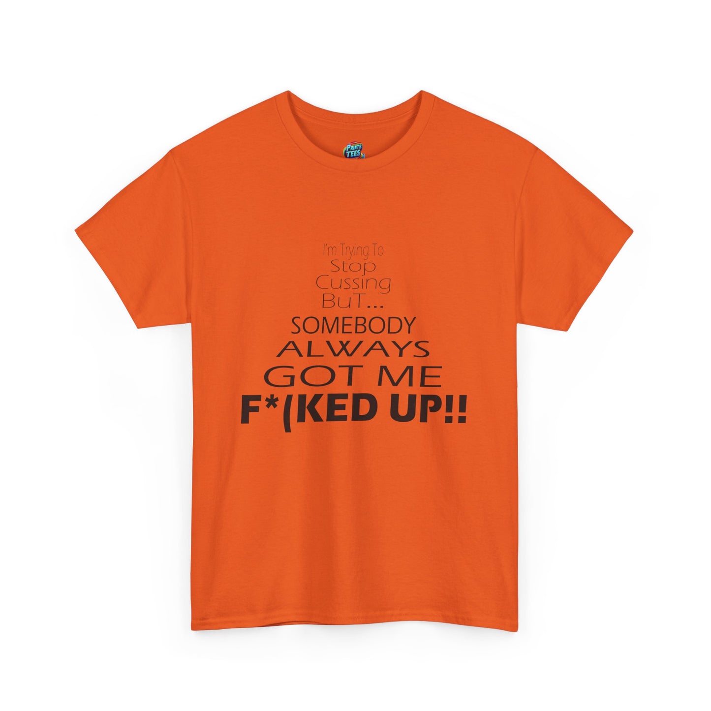 Stop Cussing-Heavy Cotton Classic Tee