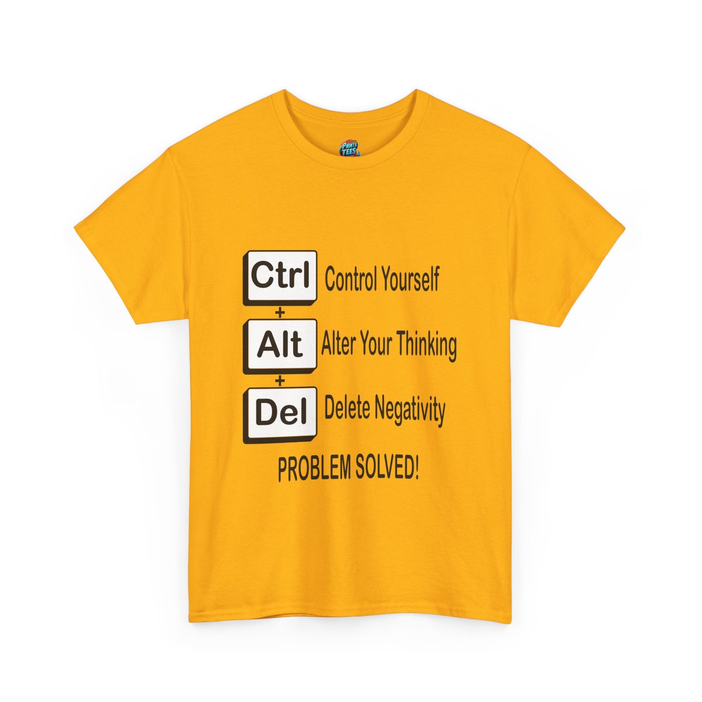 Ctrl-Alt-Del-Heavy Cotton Classic Tee