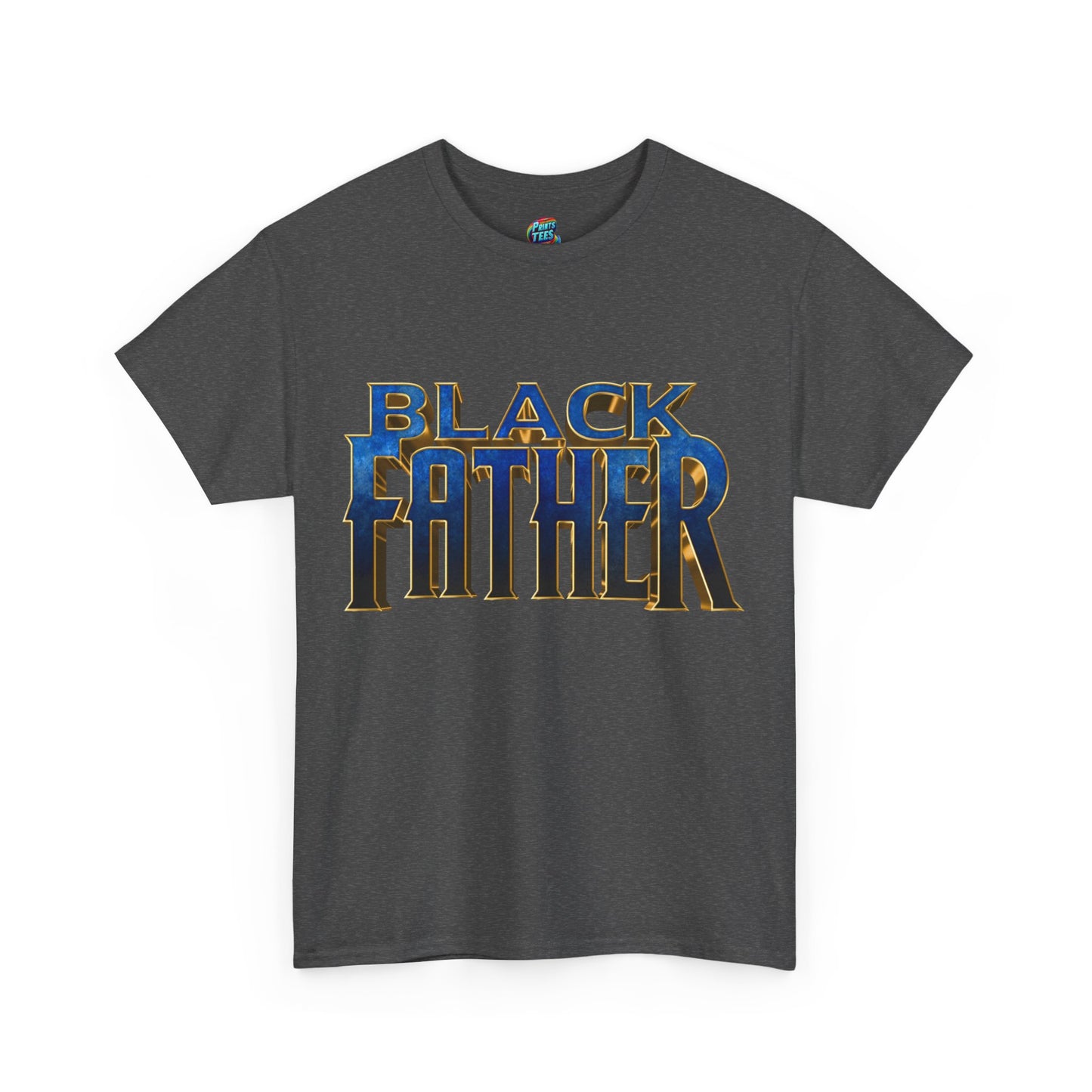 Black Father Panther Style-Heavy Cotton Classic Tee