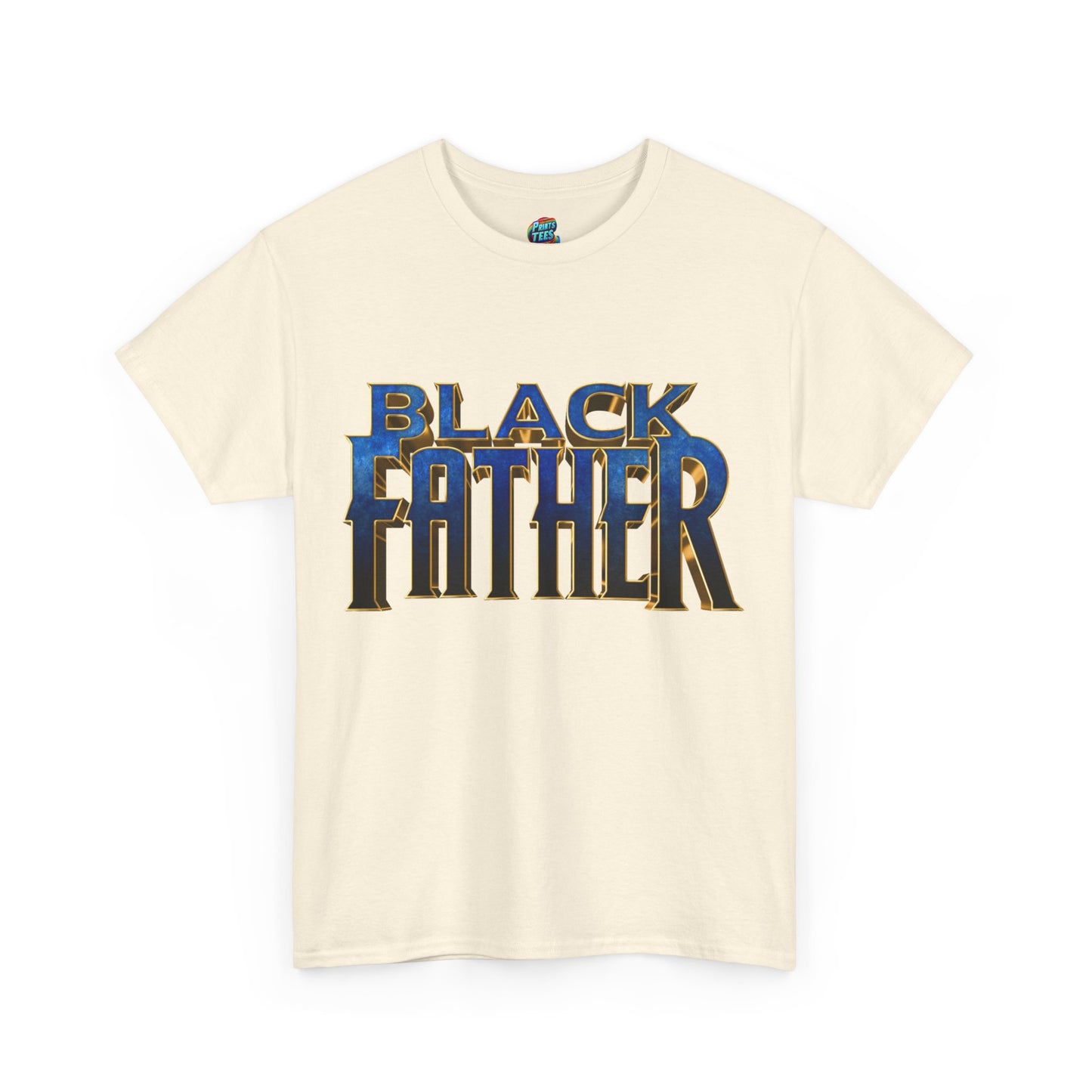 Black Father Panther Style-Heavy Cotton Classic Tee