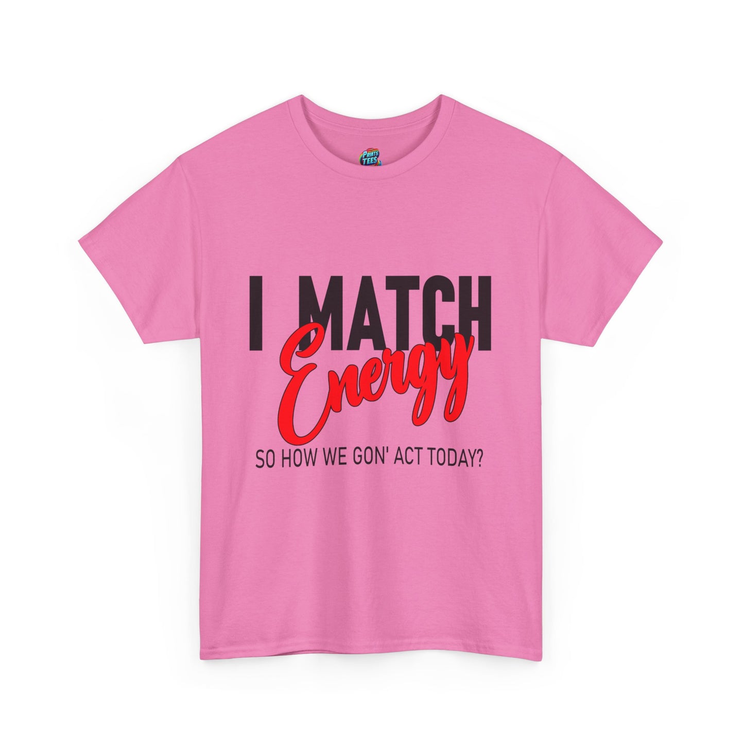 I Match Energy-Black-Heavy Cotton Classic Tee