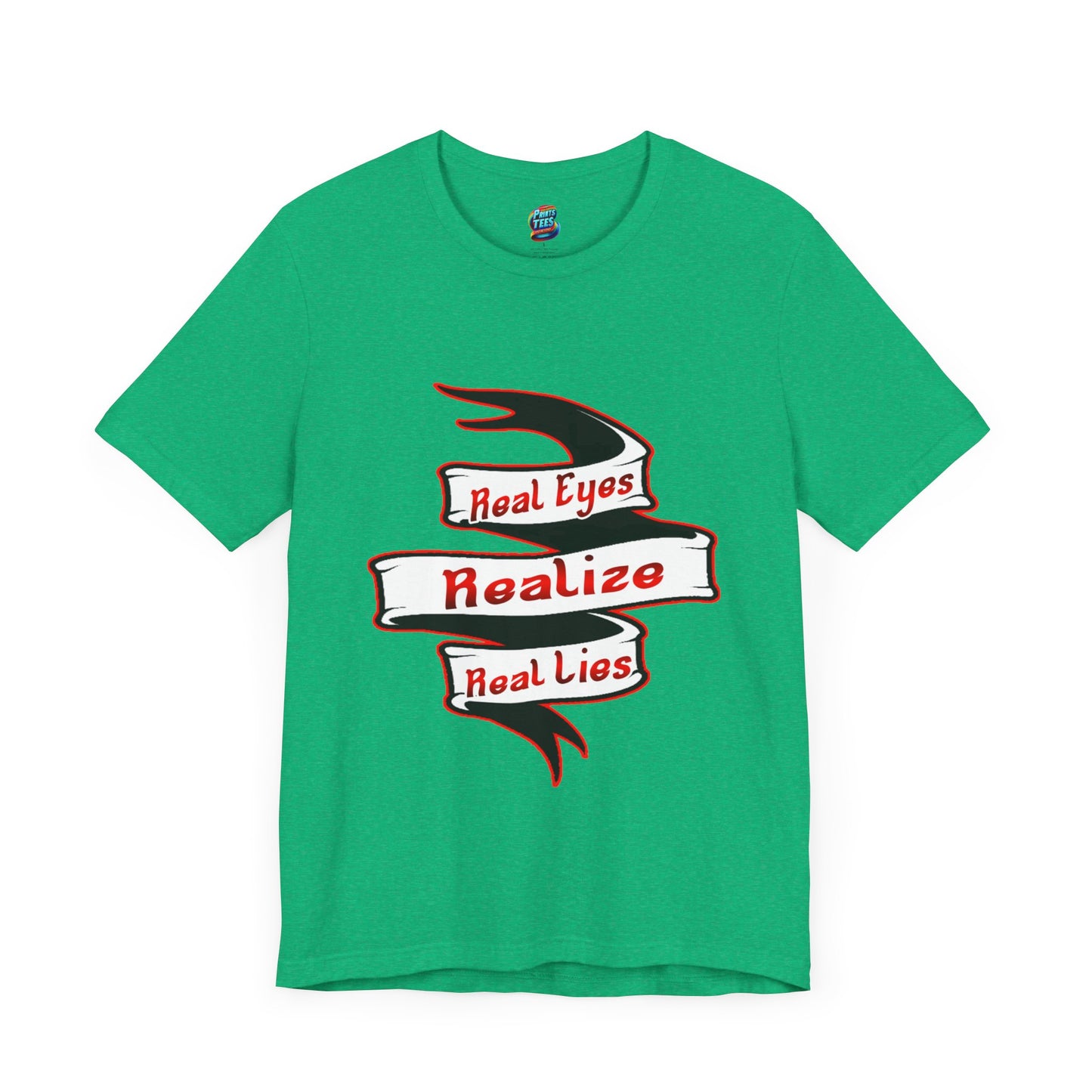 Real Eyes-Jersey Knit T-Shirt