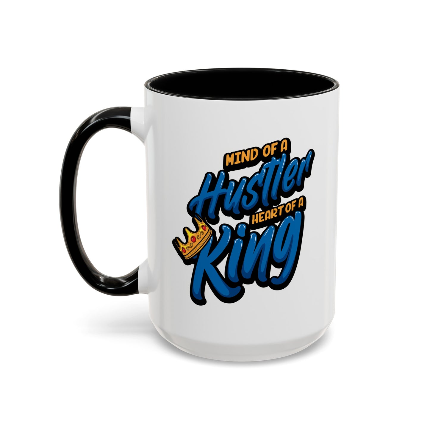 Mind of a Hustler-Accent Coffee Mug (11, 15oz)