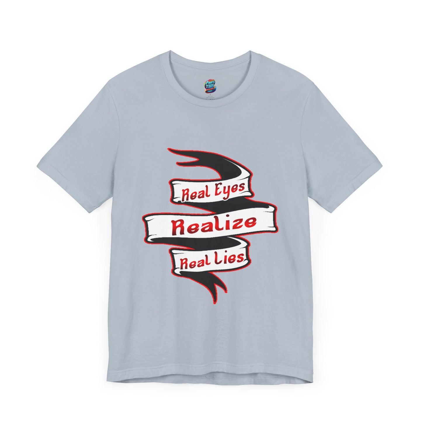 Real Eyes-Jersey Knit T-Shirt