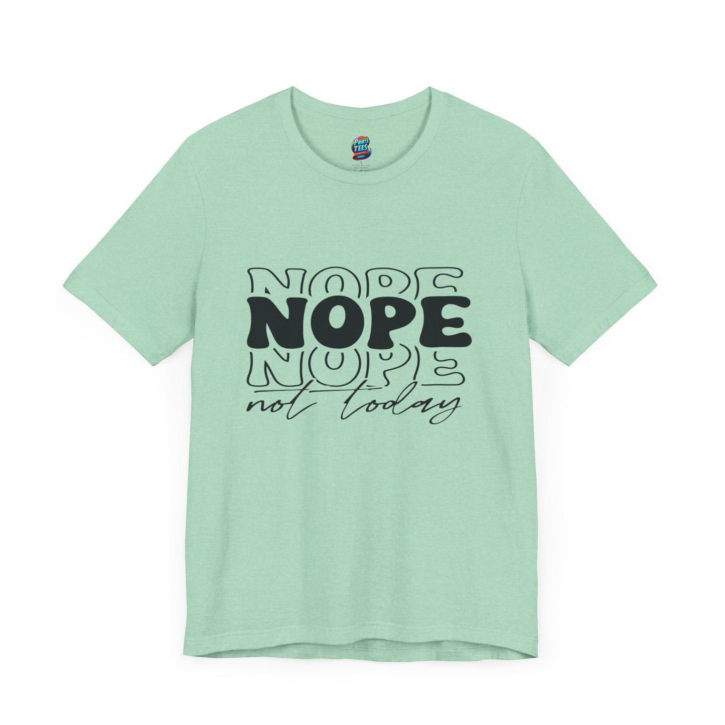 Nope-Jersey Knit T-Shirt
