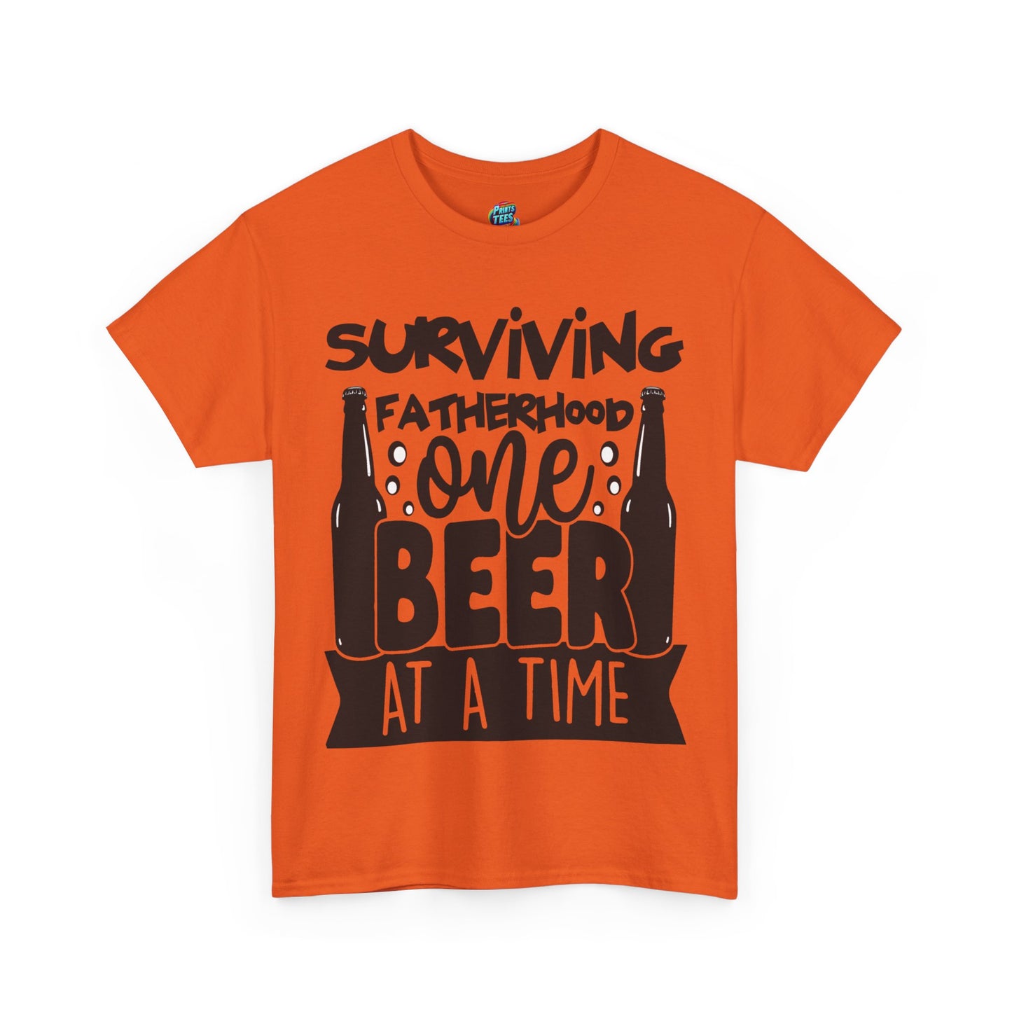 Surviving Fatherhood-Heavy Cotton Classic Tee