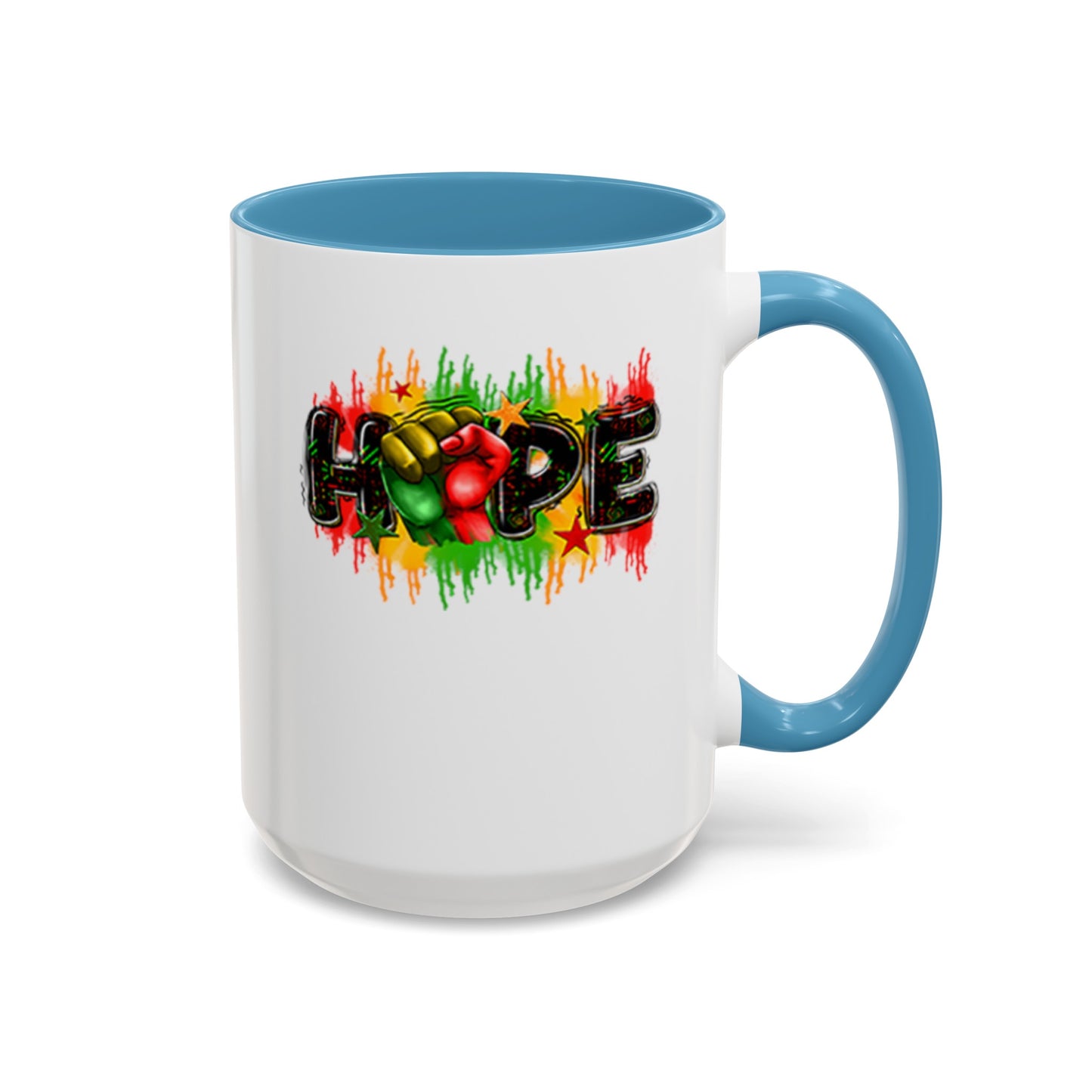 Hope Fist-Accent Coffee Mug (11, 15oz)