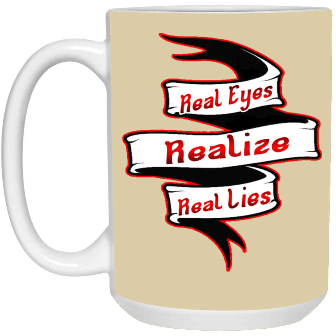 Real Eyes-15oz White Mug