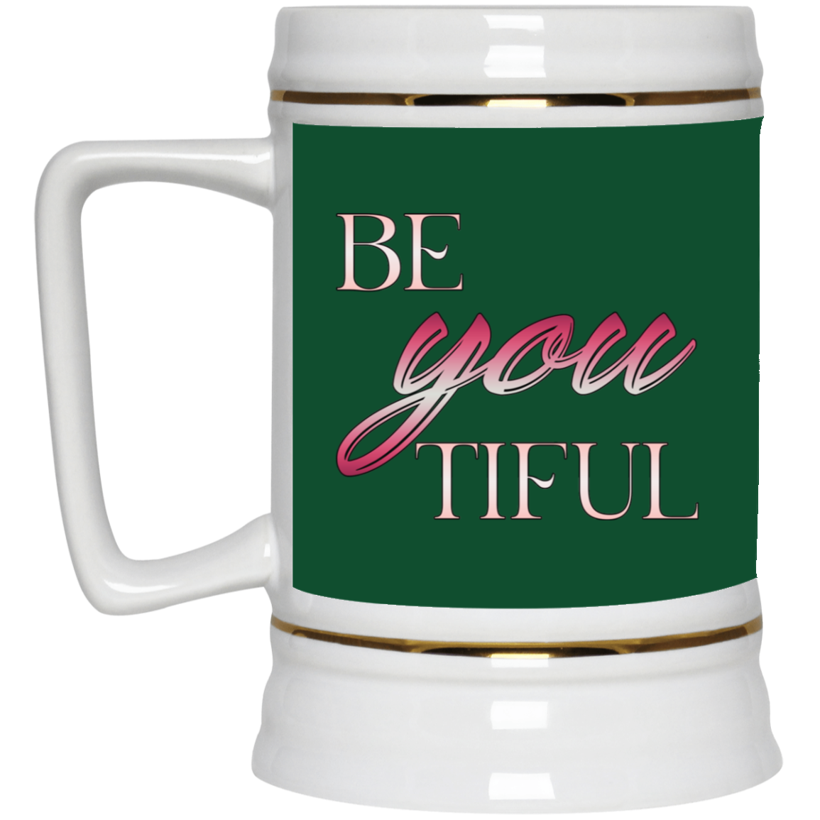 Beyoutiful-Beer Stein 22oz.