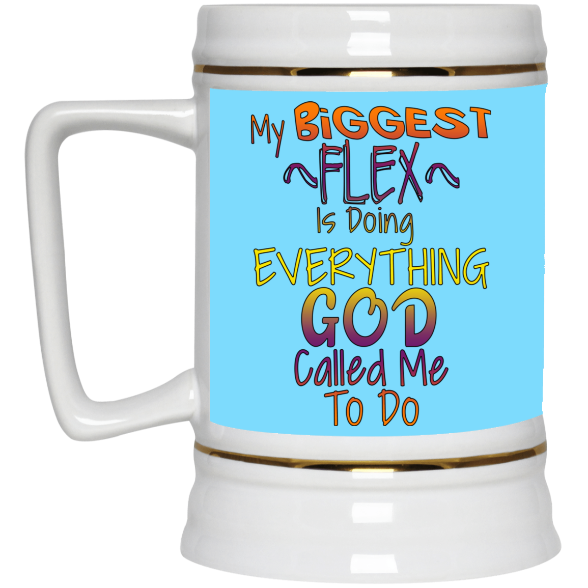 Biggest Flex-Beer Stein 22oz.