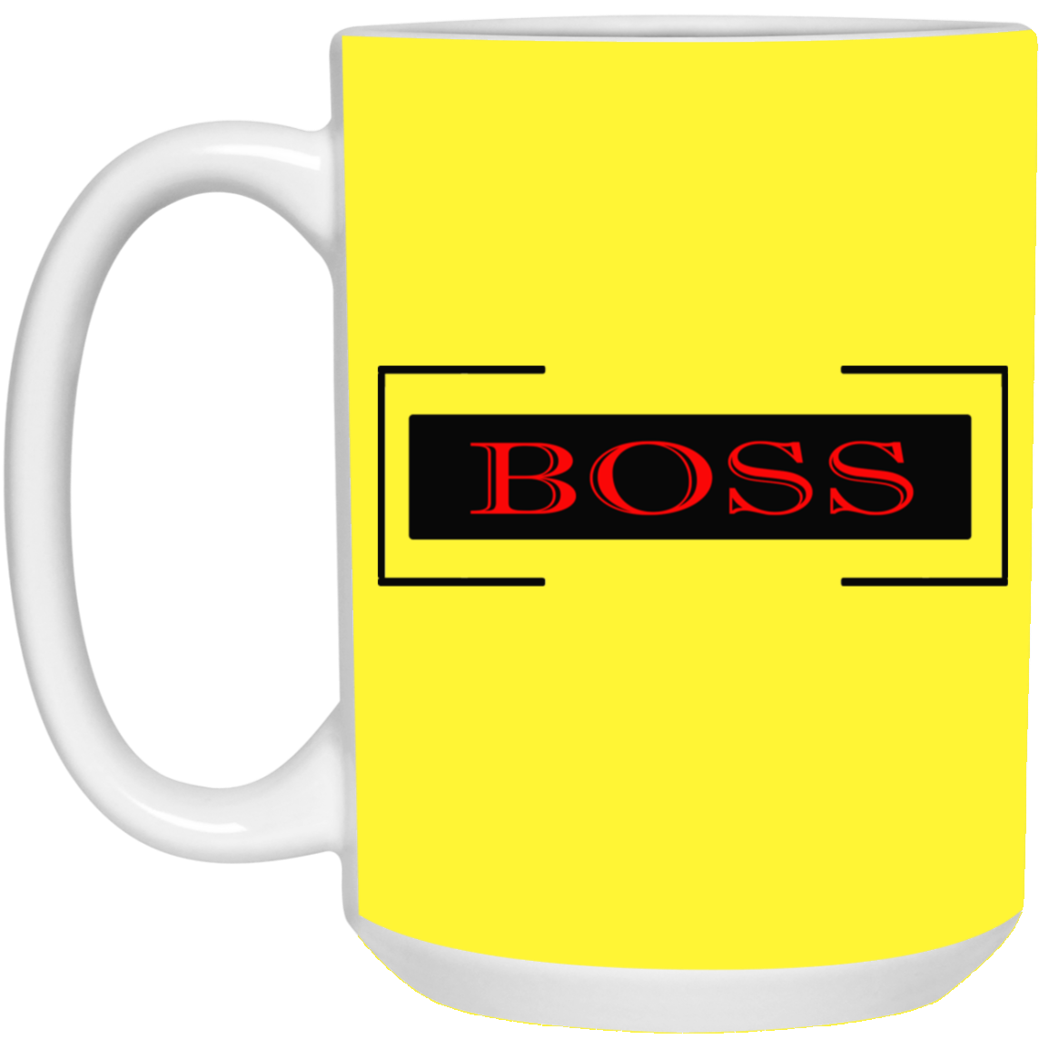 Boss-15oz White Mug