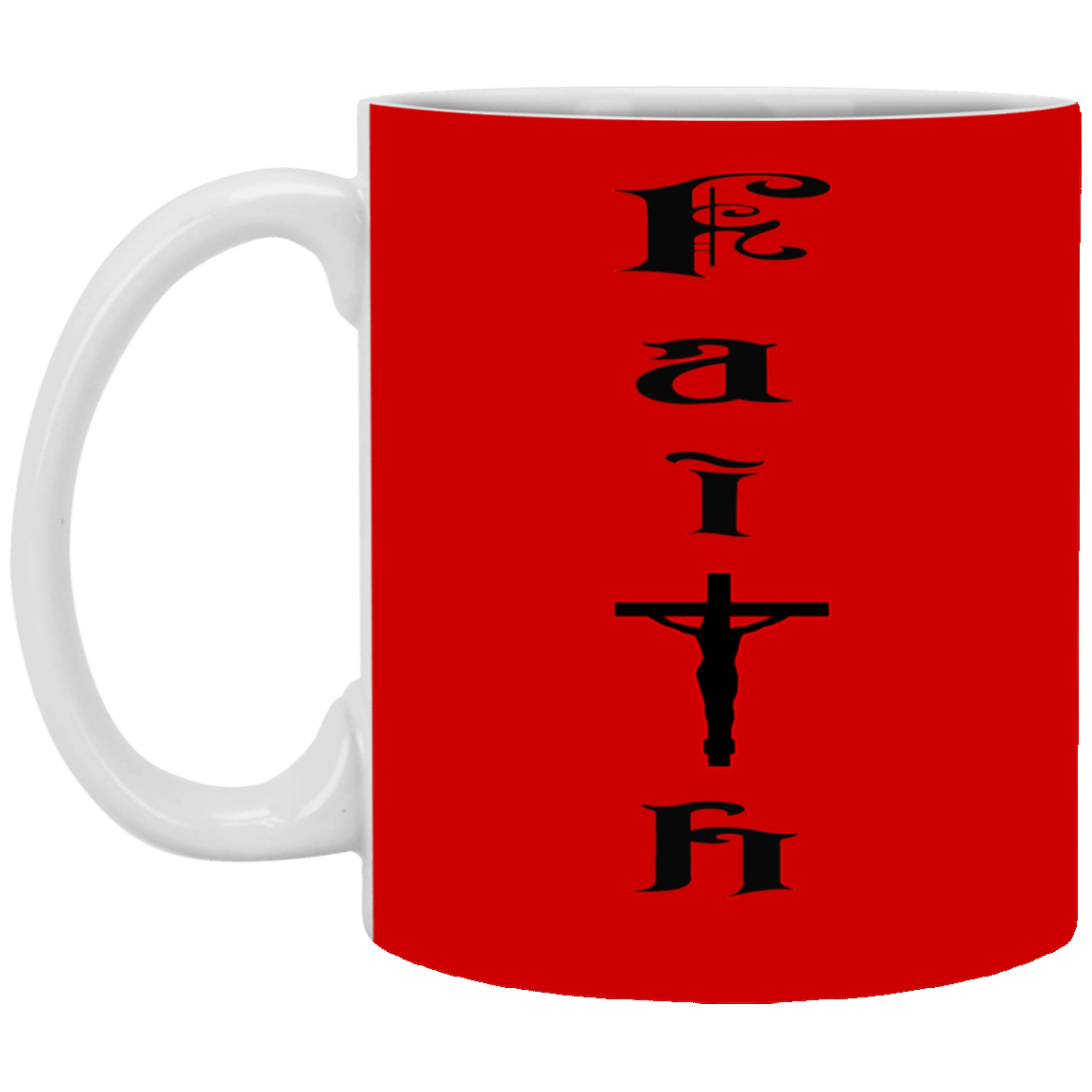 Faith-11oz White Mug