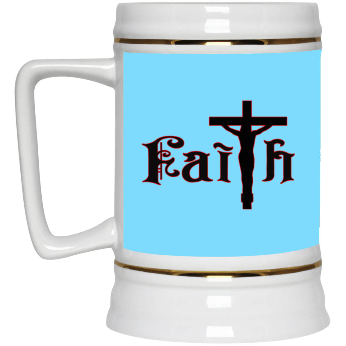 Faith-Beer Stein 22oz.