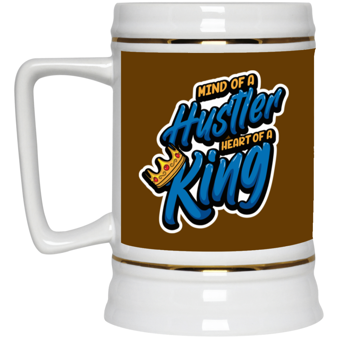 Mind of a Hustler-Beer Stein 22oz.