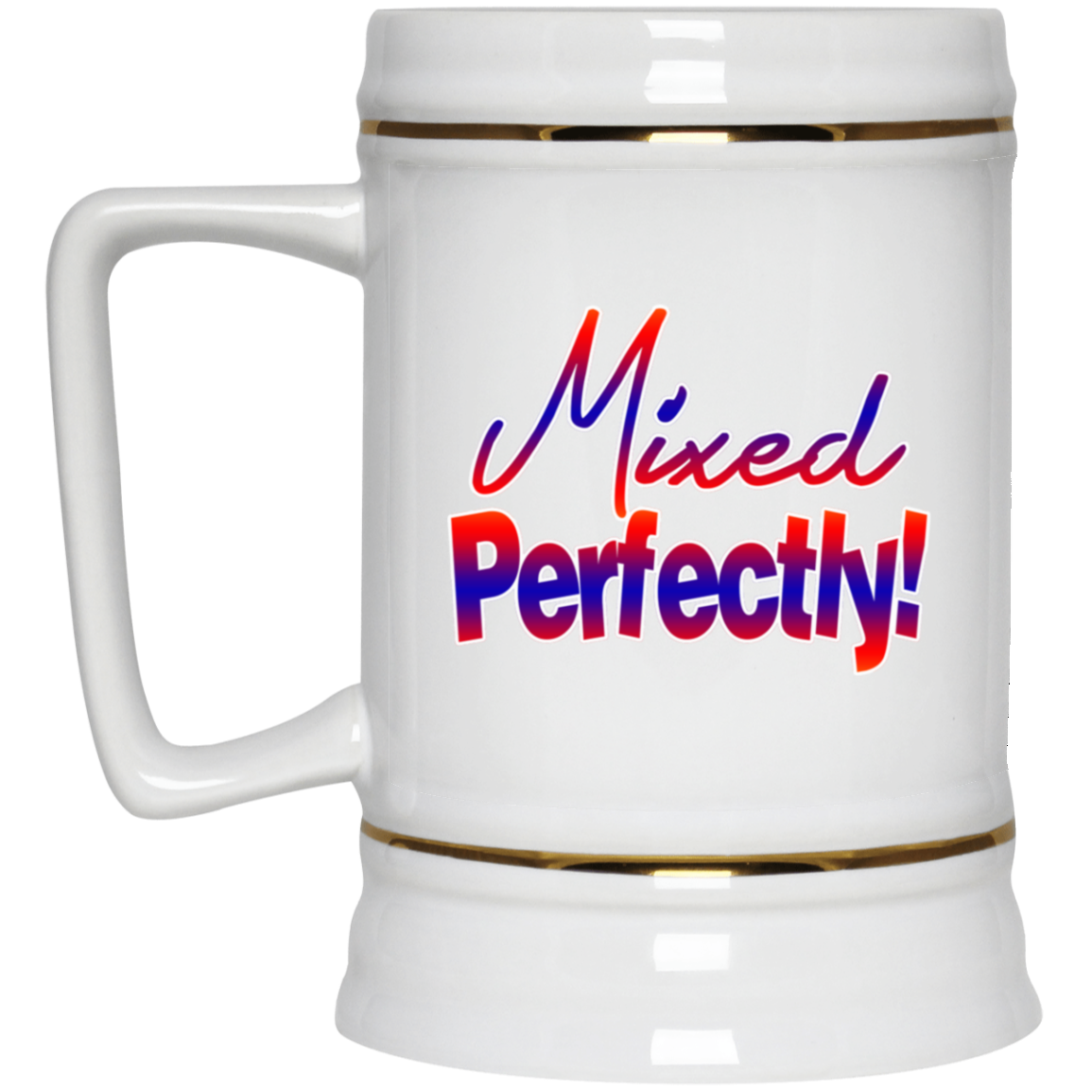 Mixed Perfectly-Beer Stein 22oz.