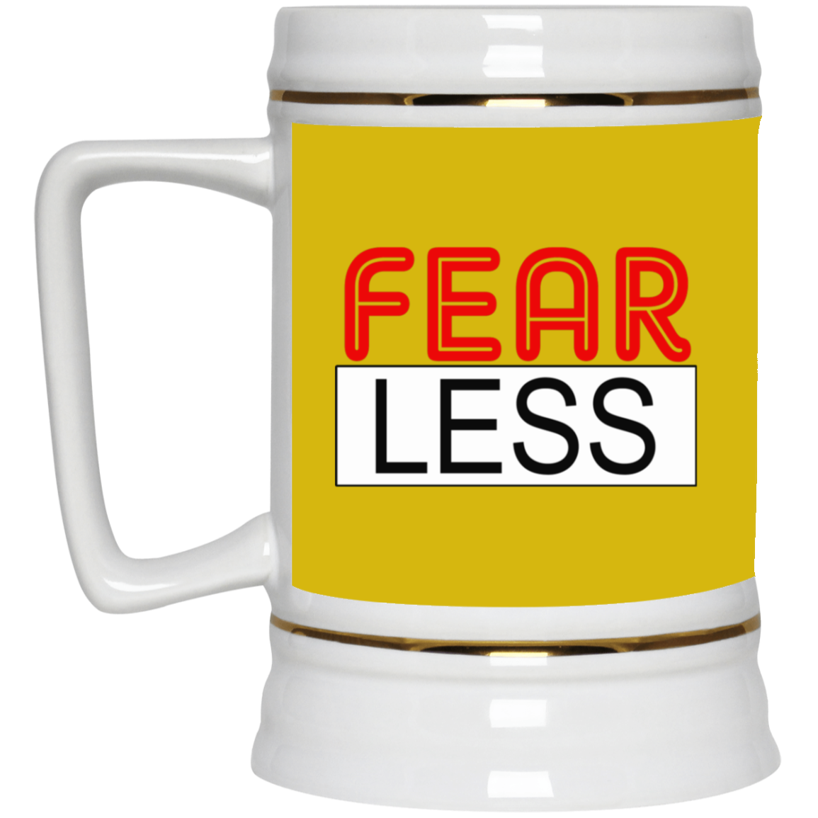 Fear-Less-Beer Stein 22oz.