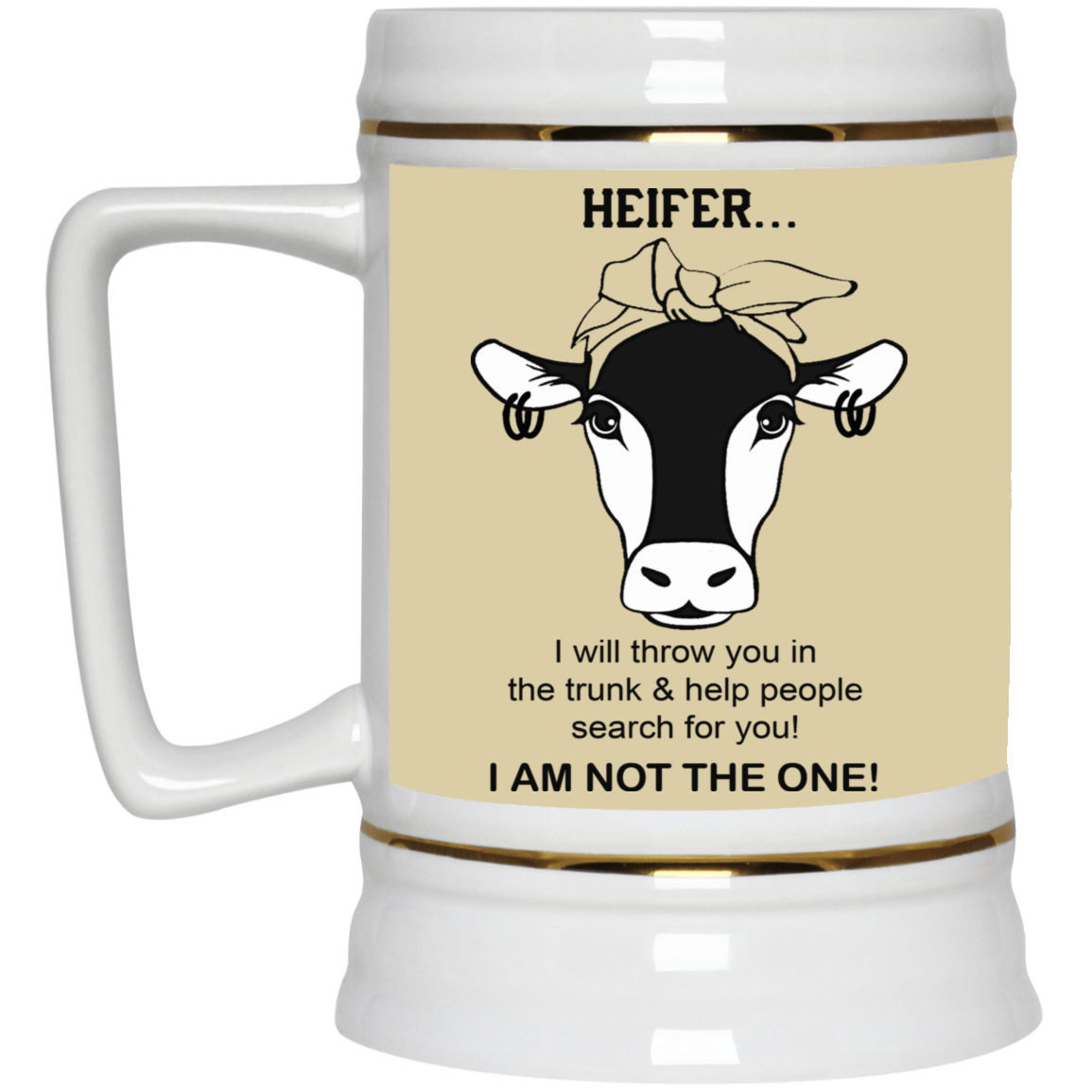 In the Trunk-Beer Stein 22oz.