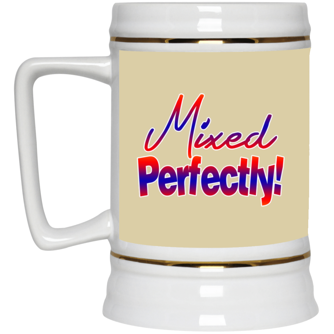Mixed Perfectly-Beer Stein 22oz.