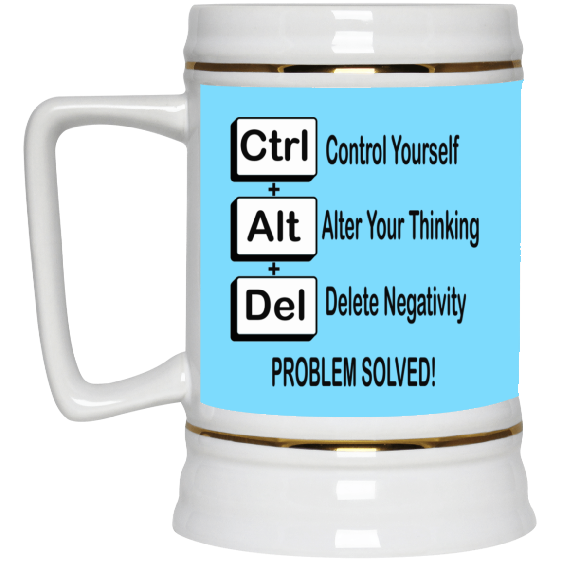 Ctrl-Alt-Del-Beer Stein 22oz.