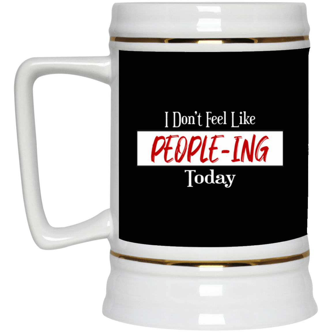 People-ing-Beer Stein 22oz.