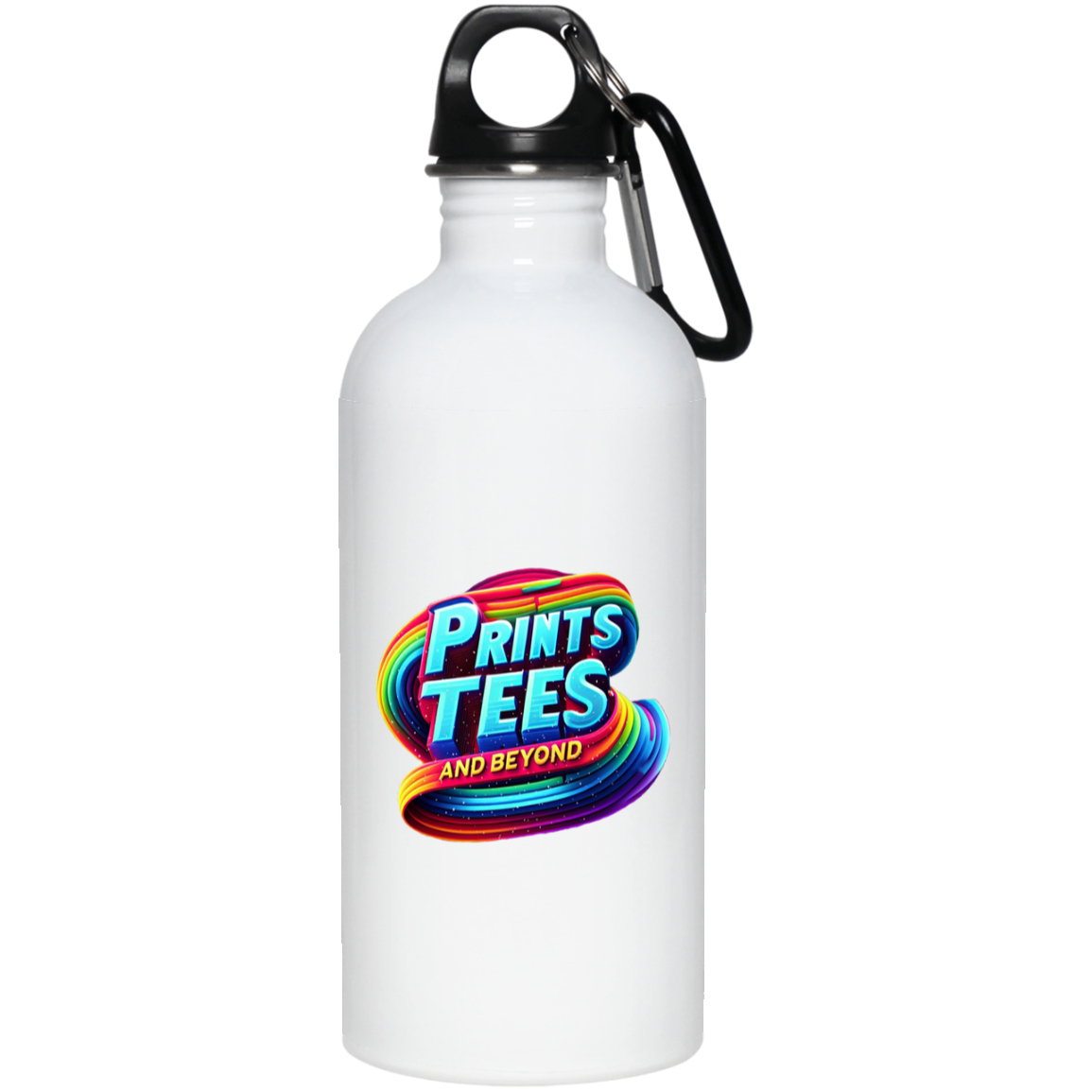 PTB-Stainless Water Bottle W/Carabiner, 20oz