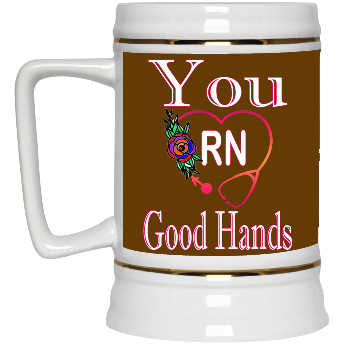 Good Hands-Beer Stein 22oz.
