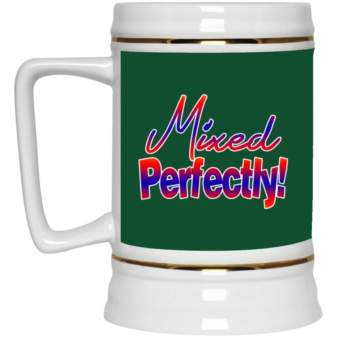 Mixed Perfectly-Beer Stein 22oz.
