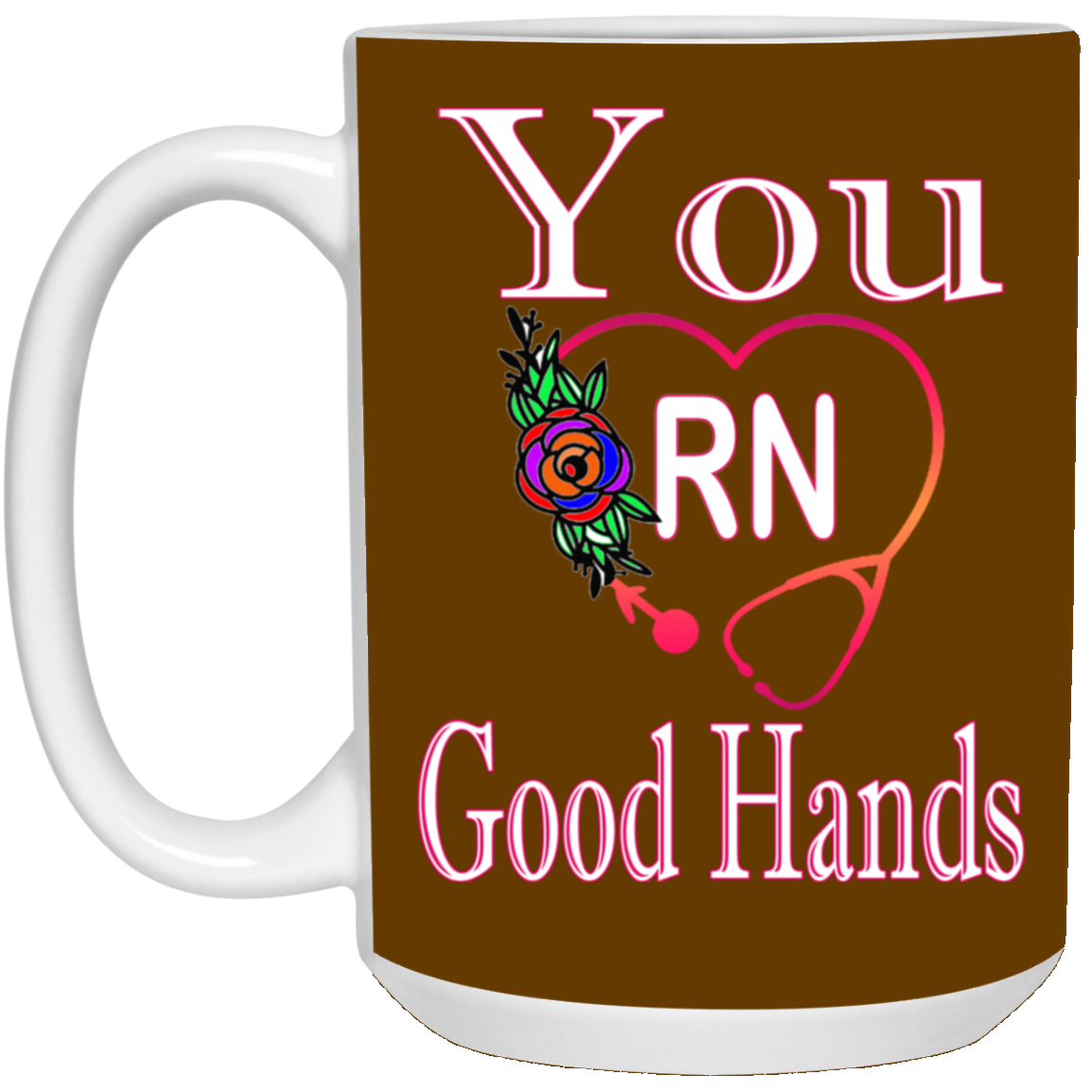 Good Hands-15oz White Mug