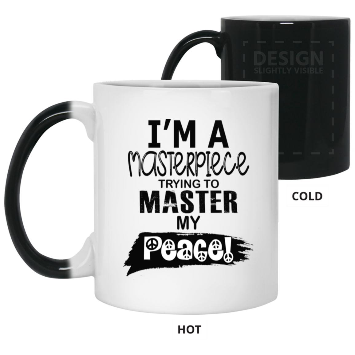 Master Peace-Black-11oz Color Changing Mug