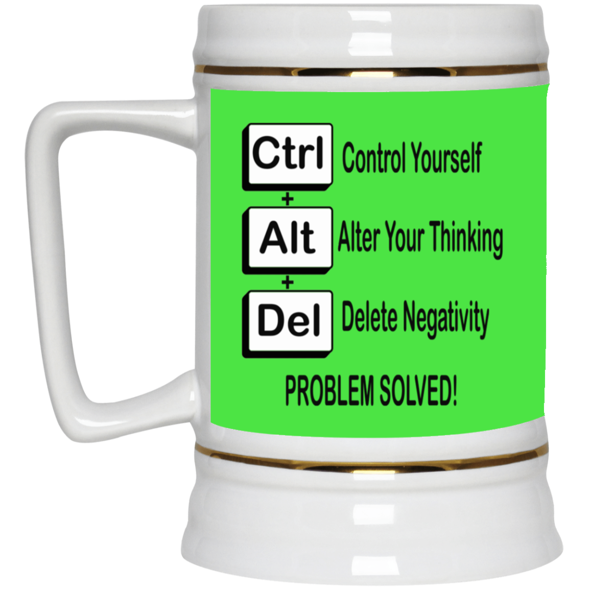 Ctrl-Alt-Del-Beer Stein 22oz.
